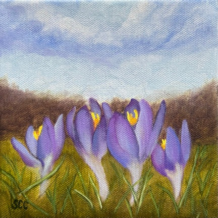 Bunny Treats |6x6| Oil