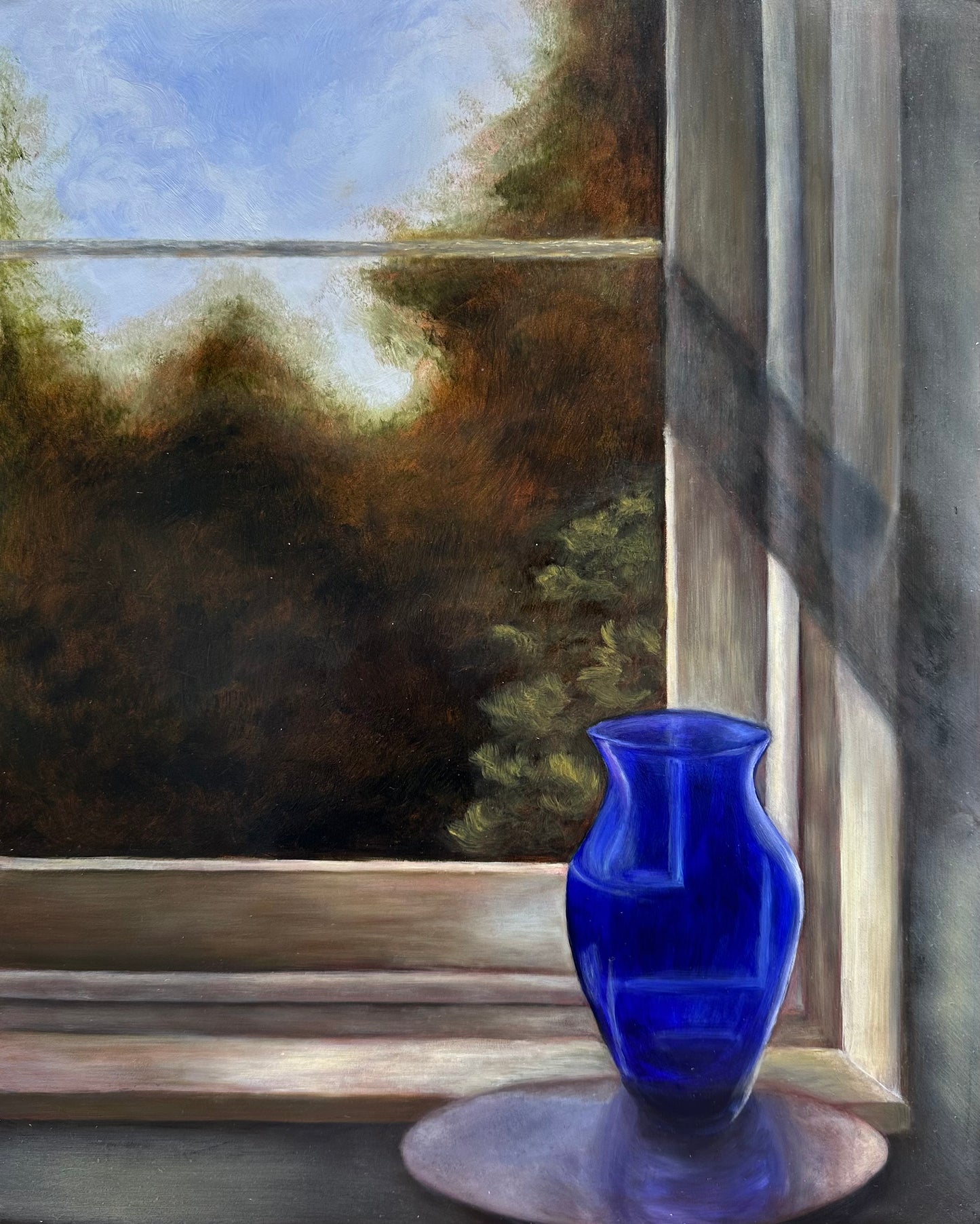 Blue Light Glass |20x16| Oil