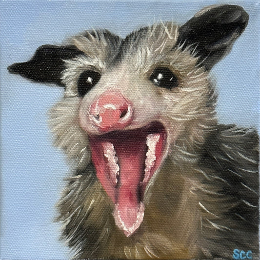When Life Gives You Lemons, Scream At It! |6x6| Giclee Print