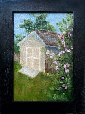Groundhog Castle |4x6| Oil